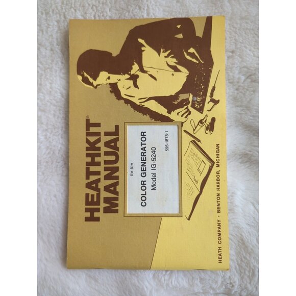 Heathkit Model IG-5240 Color Generator Instruction Manual 595-1875-1 - Picture 1 of 4